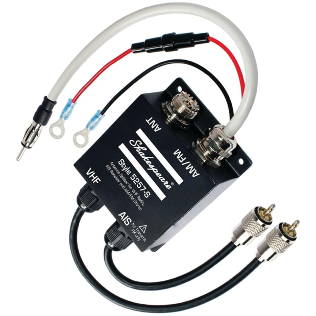 5257-S Antenna Splitter for VHF Radio, AIS Receiver & AM/FM Stereo