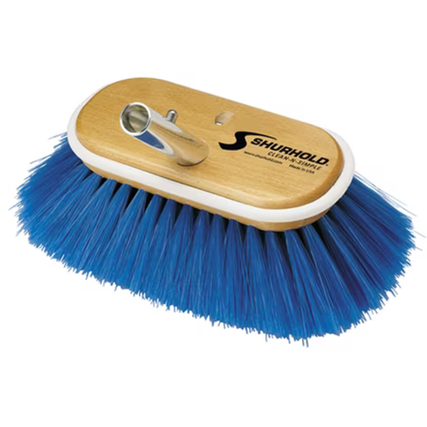 970 of Shurhold Deck Brush - 6" Extra Soft Blue Nylon