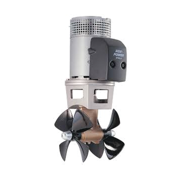 angle view of Side-Power SE240 Variable Speed 24V Twin Prop Thruste