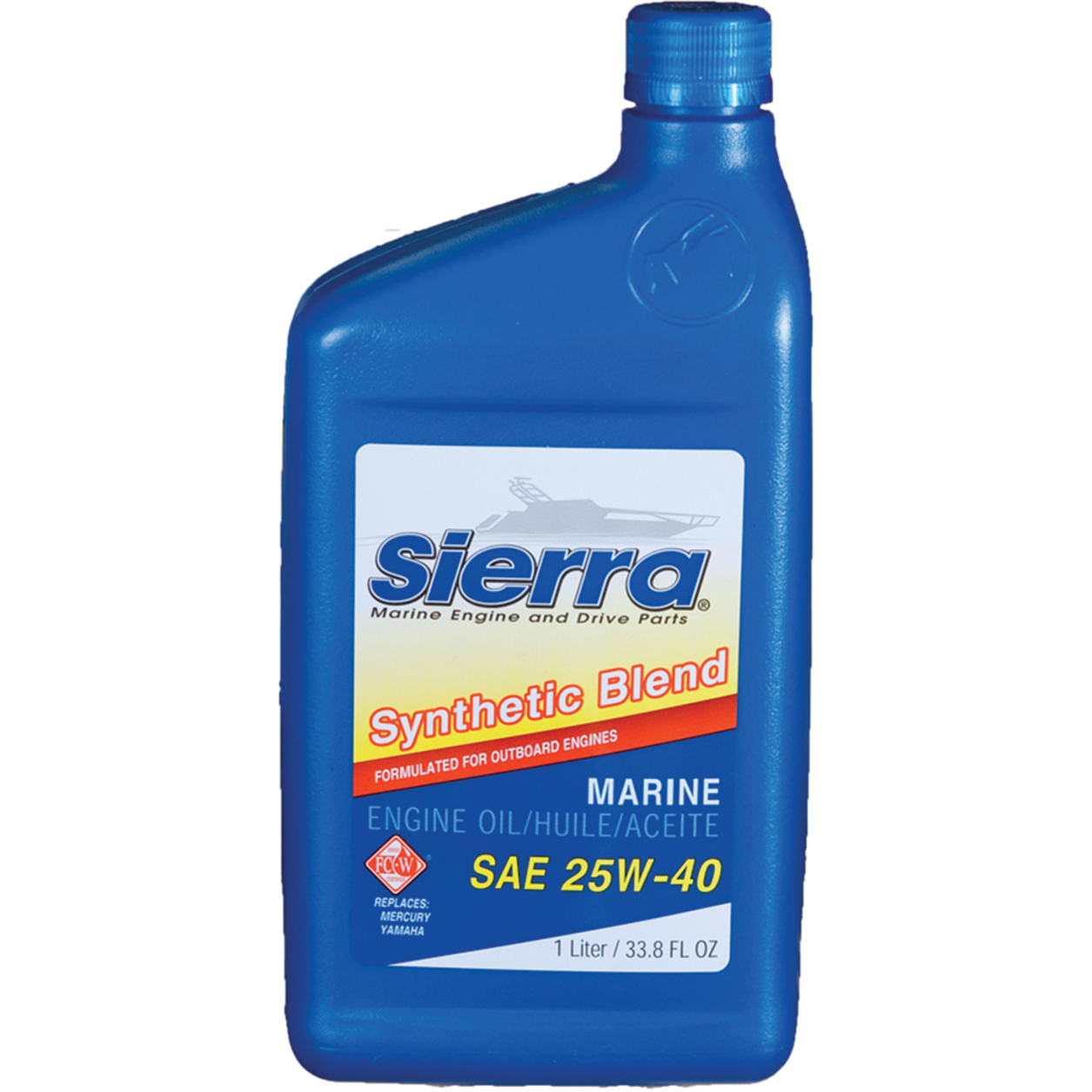 Synthetic Blend 4-Stroke Outboard Oil - SAE 25W-40