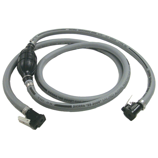 Sierra 3/8" Johnson / Evinrude Fuel Line Assembly with Primer Bulb