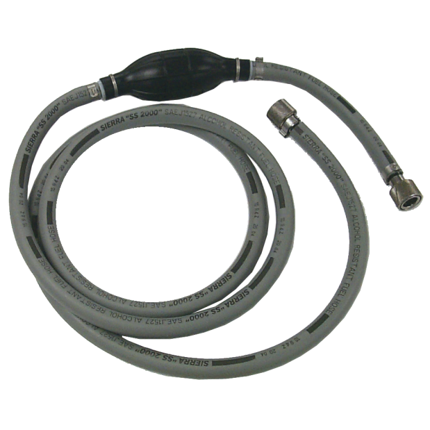 Sierra 3/8" Suzuki EPA Fuel Line w/ Bulb - with Suzuki Engine & Tank Connectors