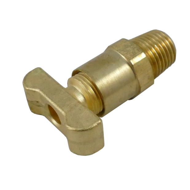 angle of Sierra Cylinder Block Drain Tap