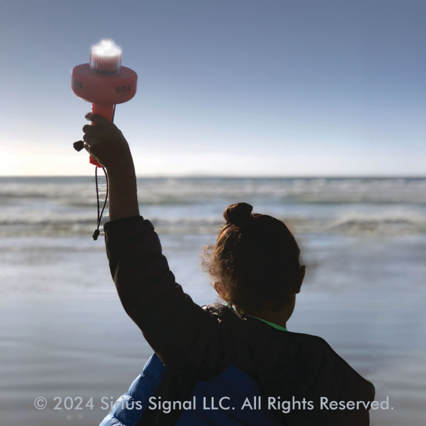 C-1003 SOS Distress Light, Flag & Whistle