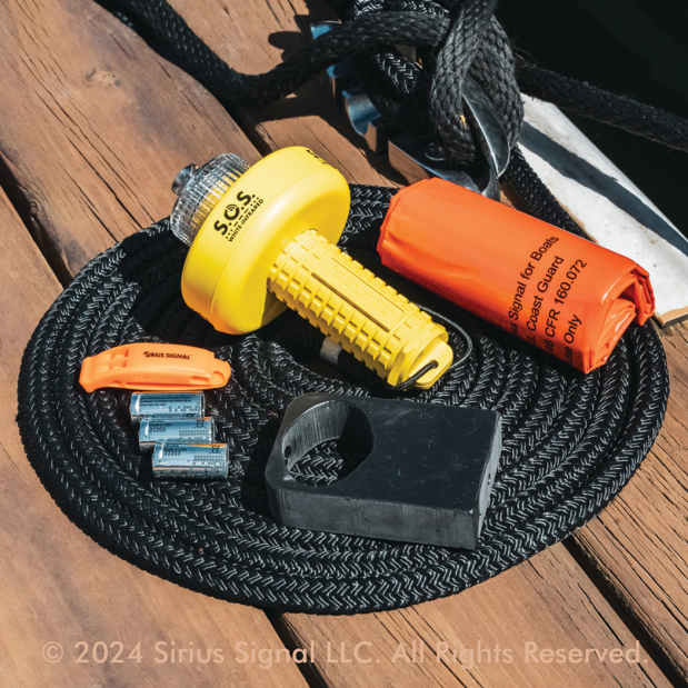 C-1004 SOS Distress Light, Storage Mount, Display Mount & Flag