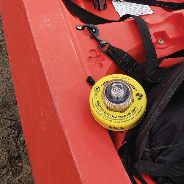 C-1004 SOS Distress Light, Storage Mount, Display Mount & Flag