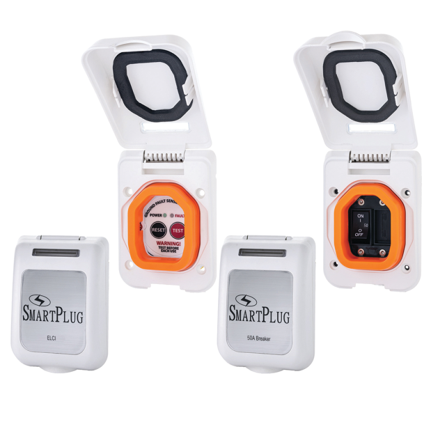 Combo Kit with ELCI Sensor & 50 Amp Breaker - Non-Metallic Door