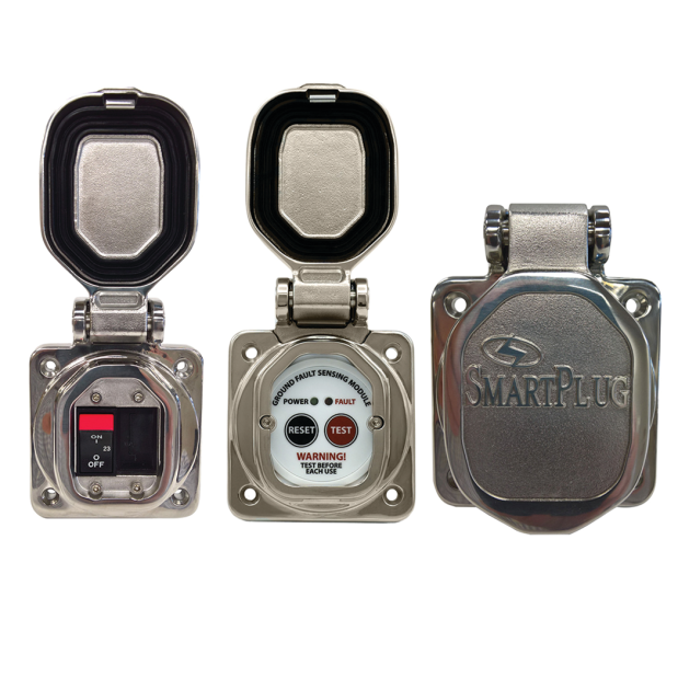 Combo Kit with ELCI Sensor & 50 Amp Breaker - Stainless Steel Door
