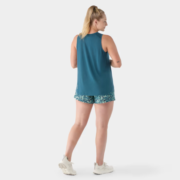 sw002373g74-back of Smartwool Women's Active Ultralite High Neck Tank
