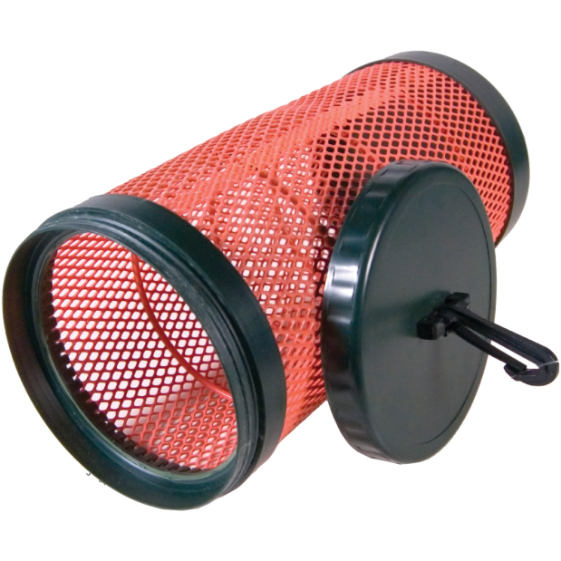 4-5/8" Dia x - 9"L of SMI / Beau Mac Bait Barrels - Orange
