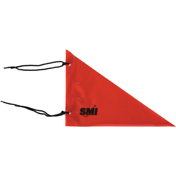 Buoy Flag 9x12 Triangle - Tie-On Red