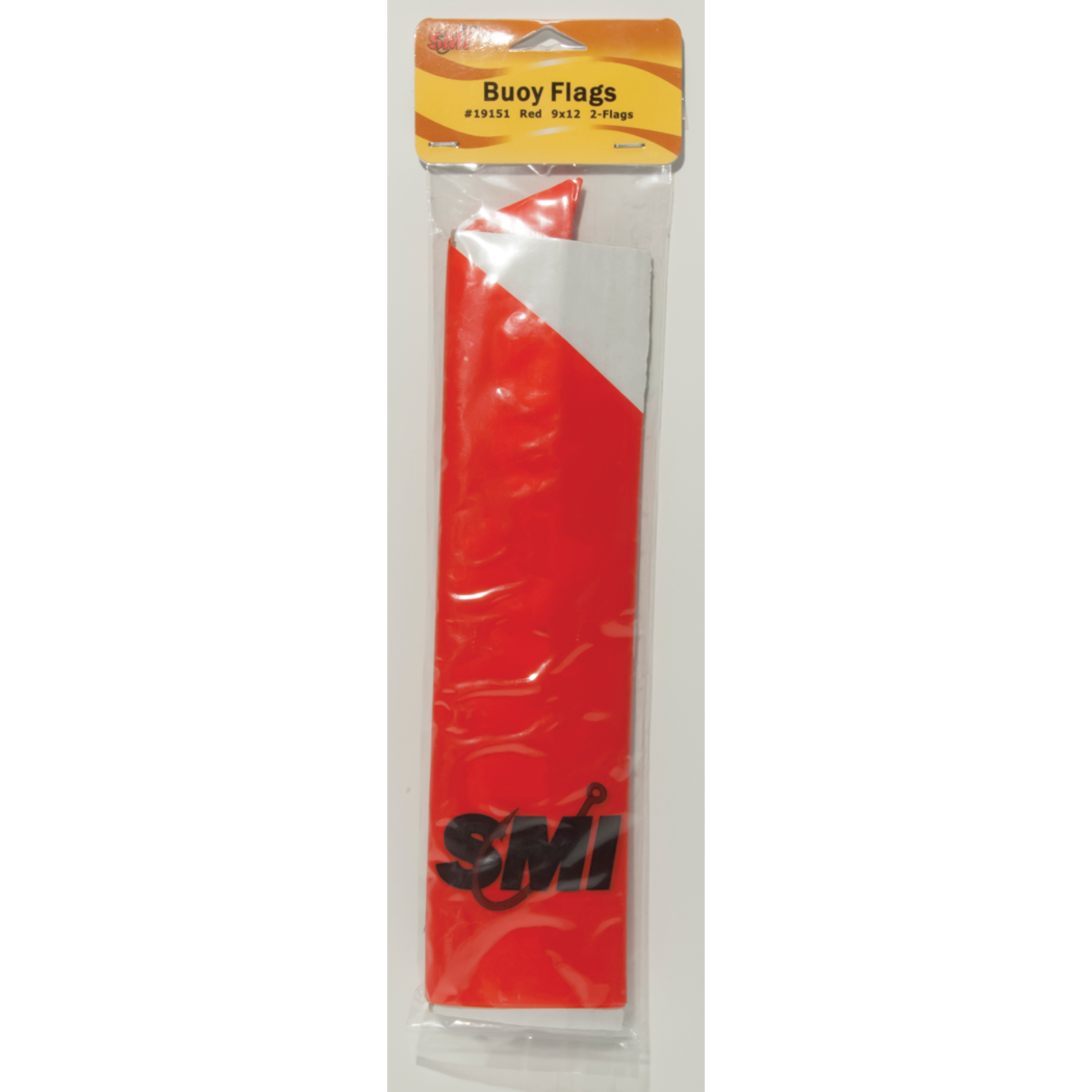 Buoy Flag 9x12 Triangle - Tie-On Red