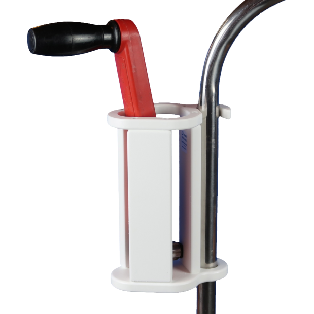 in use of SnapIt Twist-It Winch Handle Holder