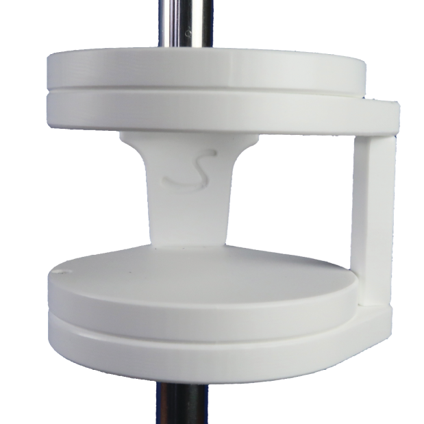 closed of SnapIt V004 Dual Convertible Drink Holder with 1" Dia UniClamp