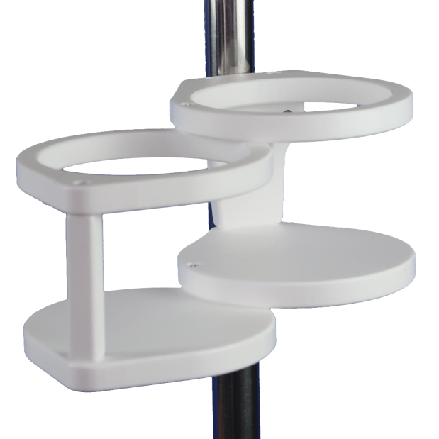 v004 of SnapIt V004 Dual Convertible Drink Holder with 1" Dia UniClamp