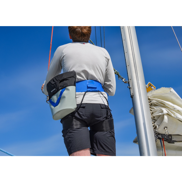 Pack attached to harness - Spinlock Riggers Tool Pack - 3 Large Pockets
