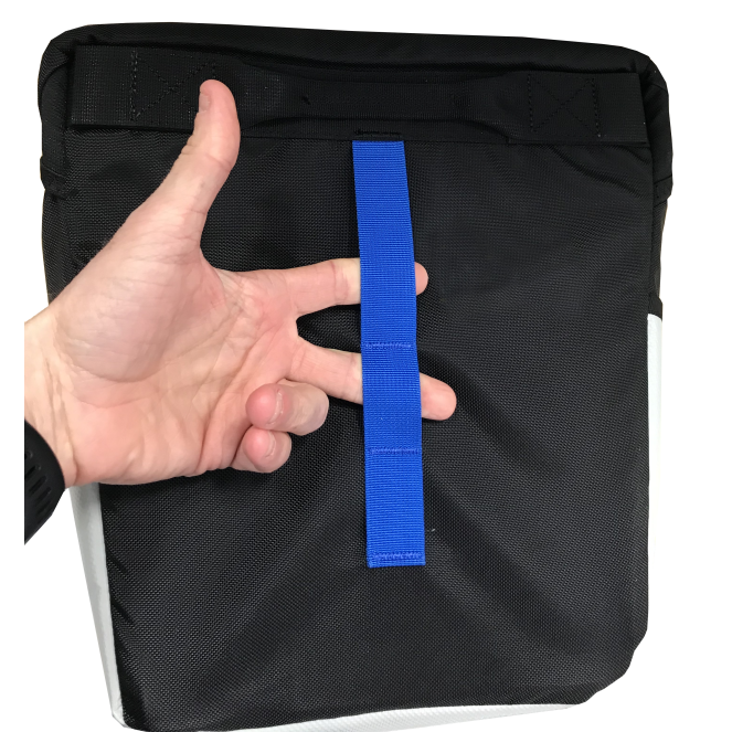 Pack attachment points of Spinlock Riggers Tool Pack - Heavy Duty Soft Tool Bucket with Cover