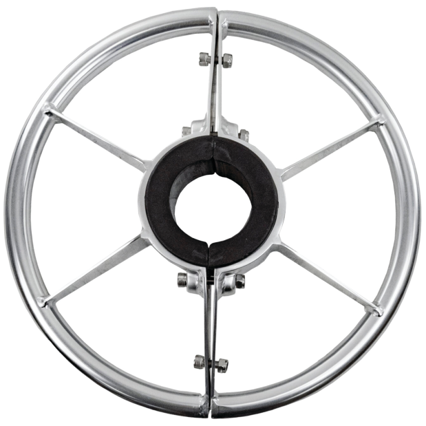 2-7/8" Footrest and Bushing Package, Cast Aluminum