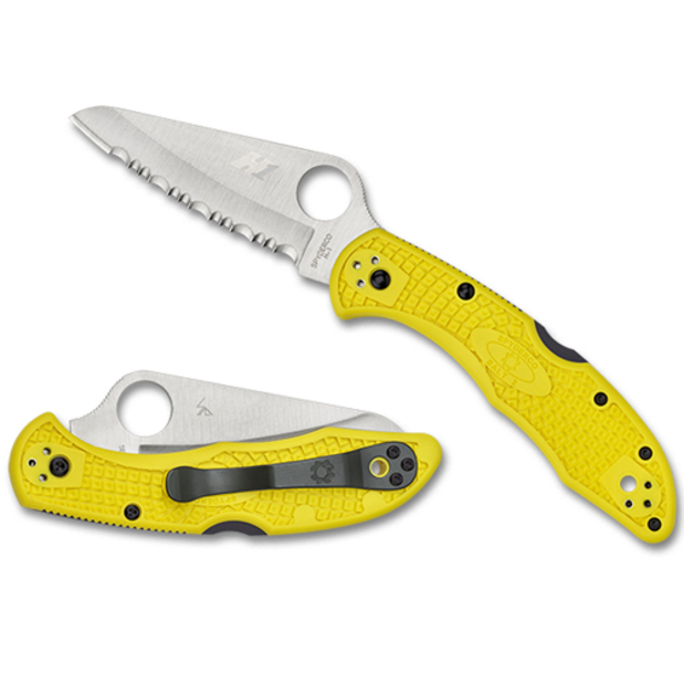 c88syl2 of Spyderco Salt I Knife - Serrated Blade