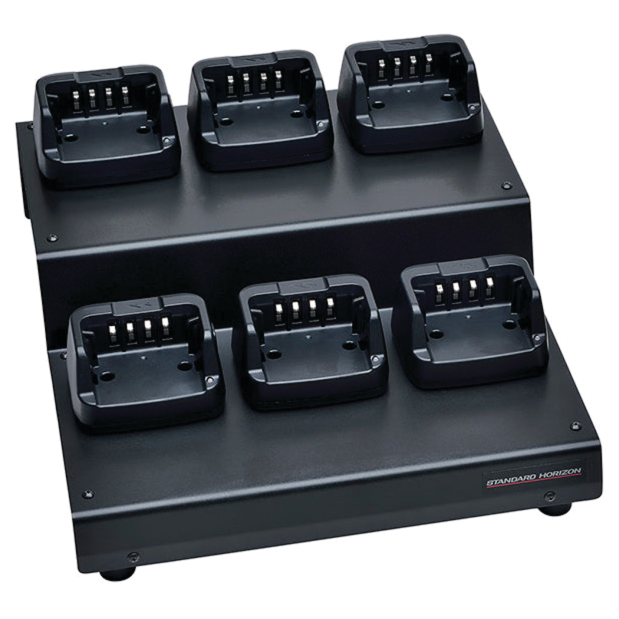 6 Gang Rapid Radio Battery Charger For HX290 & HX400 Hand Helds
