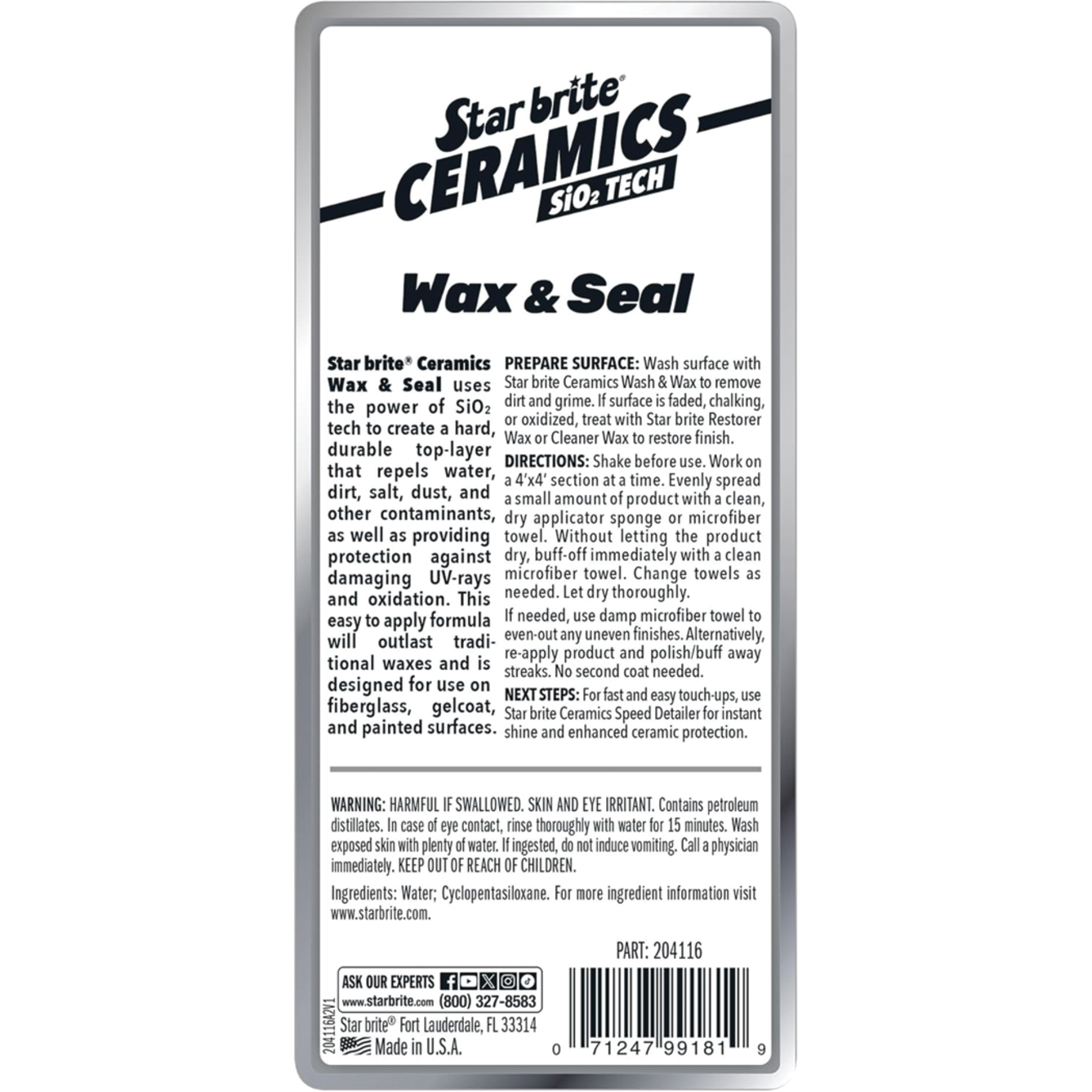 Ceramics Wax & Seal
