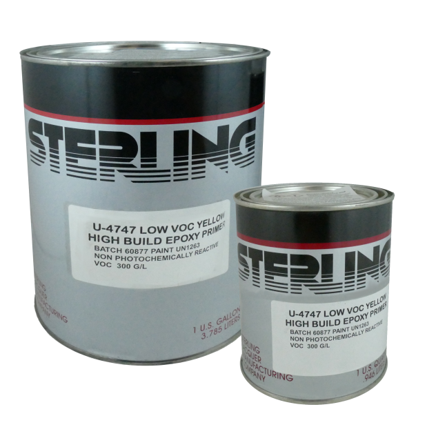 combo of Sterling U-4747 Low VOC High Build Chromate Epoxy Primer - Base