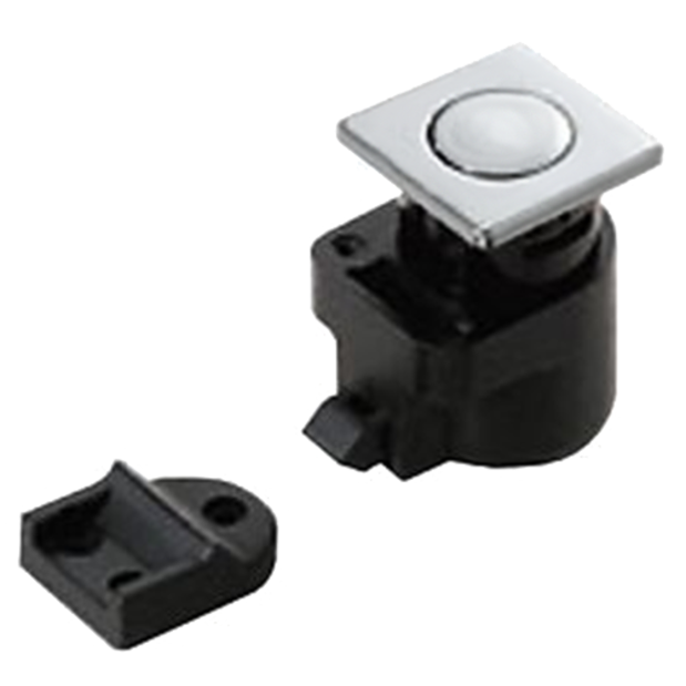 dpl-sq-cr of Sugatsune Chrome Push Knob Latch