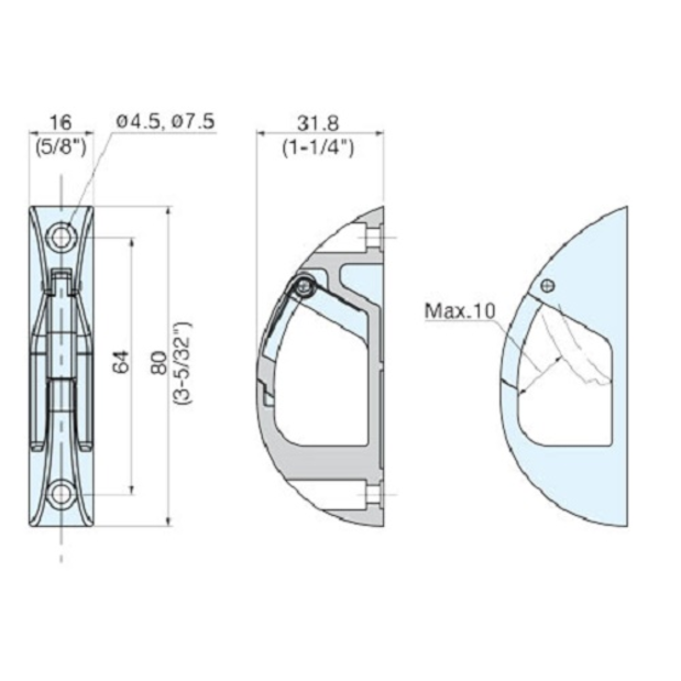 Latch Hooks - 316 Stainless Steel