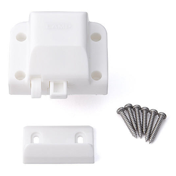 lbm-wht of Sugatsune TLP Push Knob Latch - Latch Body Only