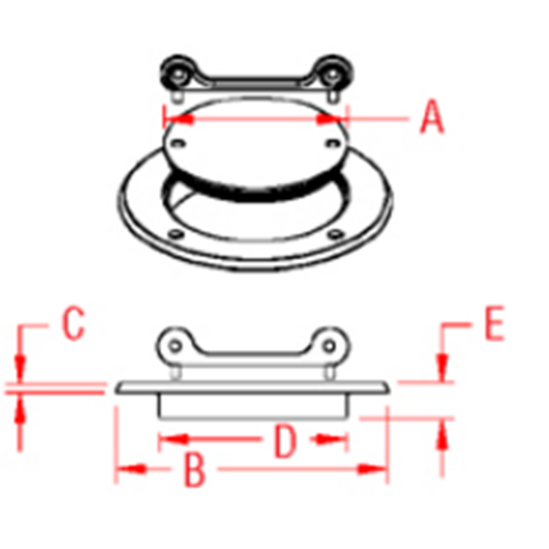 diagram of Suncor Access Hatch & Frame