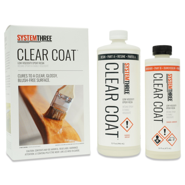 3 pint of System Three Resins Clear Coat Penetrating Epoxy Sets