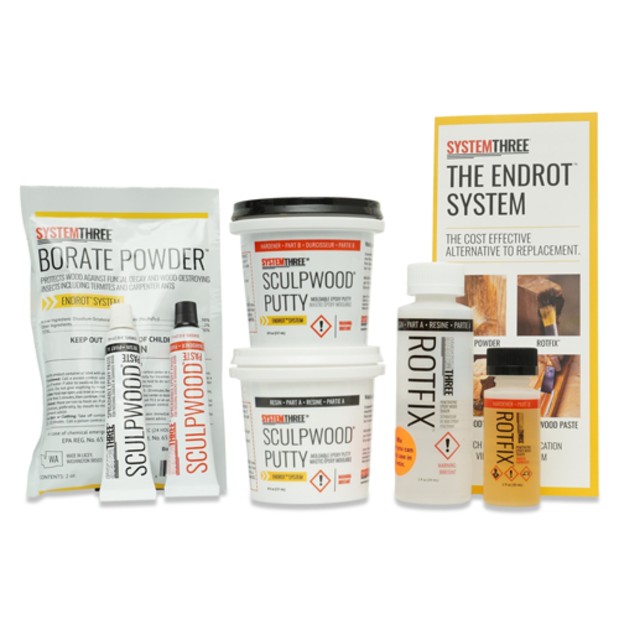 4005k991 of System Three Resins EndRot Wood Restoration Kit - with Fungicide