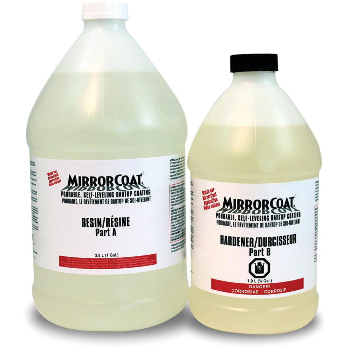 MirrorCoat Epoxy Table Top Coating Kit