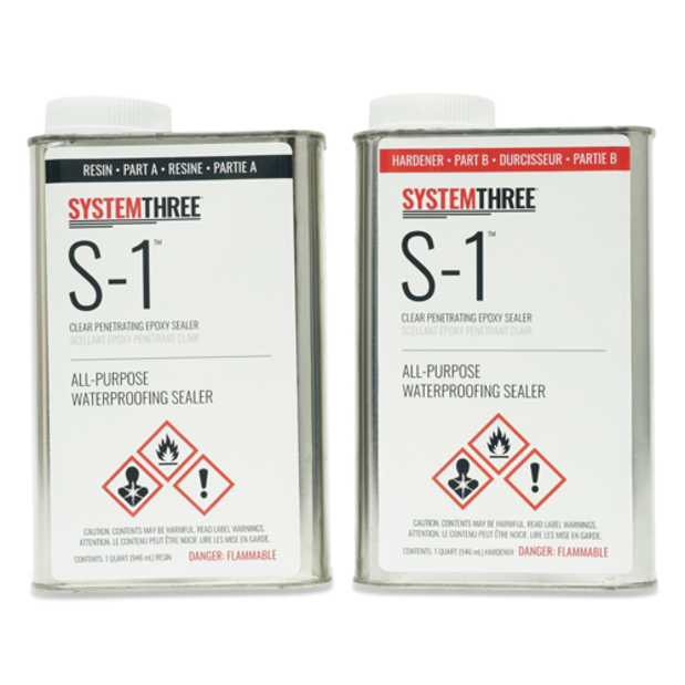 f1400k20 of System Three Resins S-1 Penetrating Epoxy Sealer Set