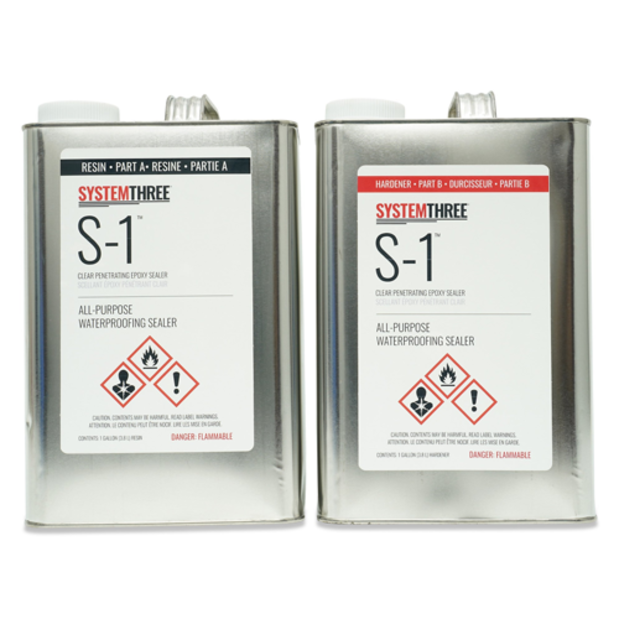 f1400k50 of System Three Resins S-1 Penetrating Epoxy Sealer Set