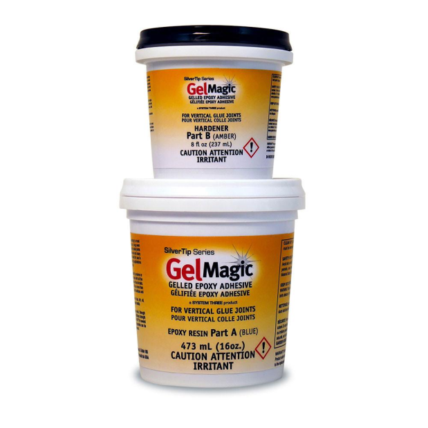 180269 of System Three Resins SilverTip GelMagic Kit - Non-Sagging Epoxy Adhesive