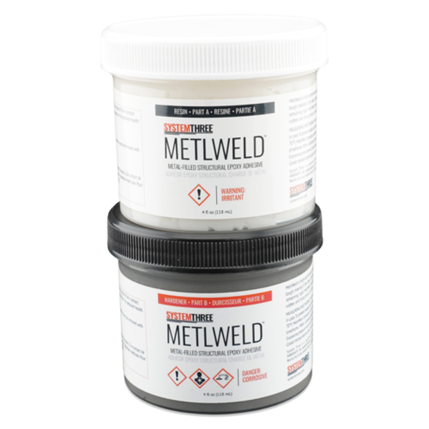 1200k10 of System Three Resins SilverTip MetlWeld Epoxy Adhesive Kits