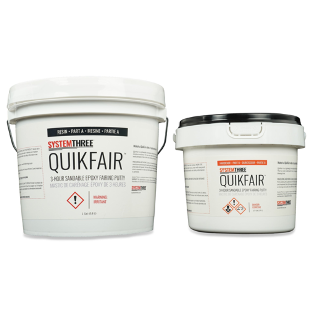 1400k46-1 of System Three Resins SilverTip QuikFair Lightweight Epoxy Fairing Putty