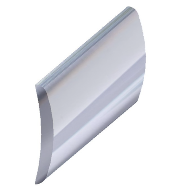 0106tal12 of TACO Marine Aluminum Half Oval Rub Rails
