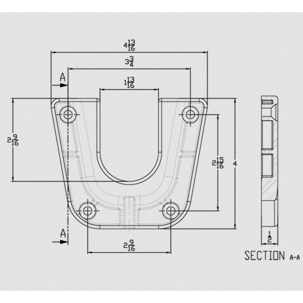 Side Mount Table Pedestal System