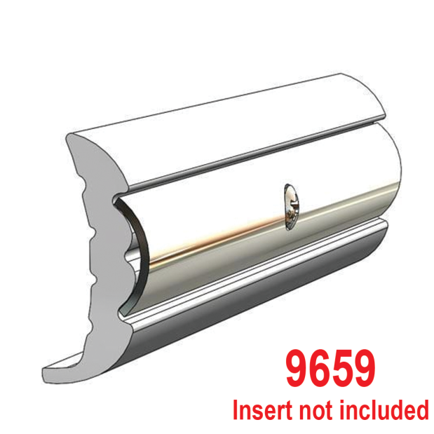 Rigid Vinyl Rub Rail - SS Inserts Sold Separately