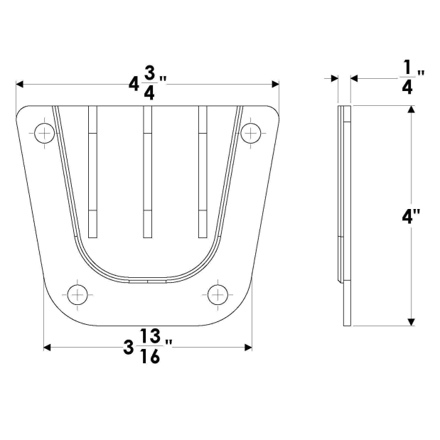 Side Mount Table Pedestal System