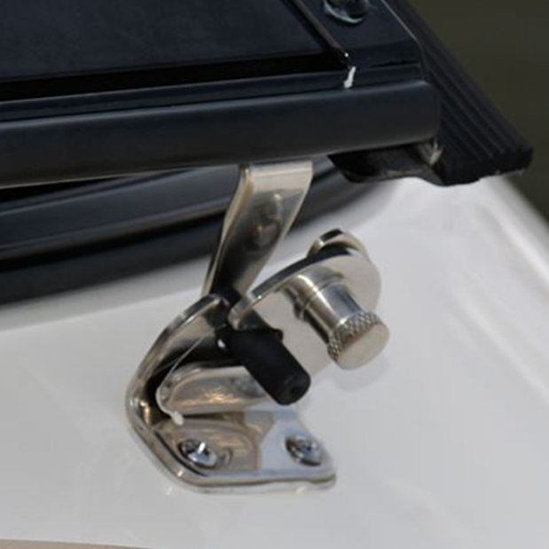 inuse of TACO Marine Walk-thru Windshield Latch