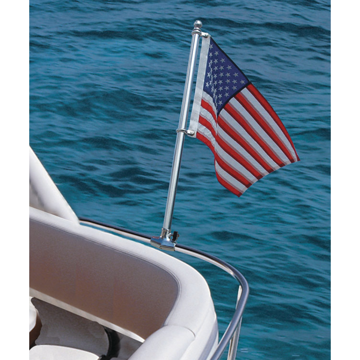 Rail Mount Flag Pole Sockets