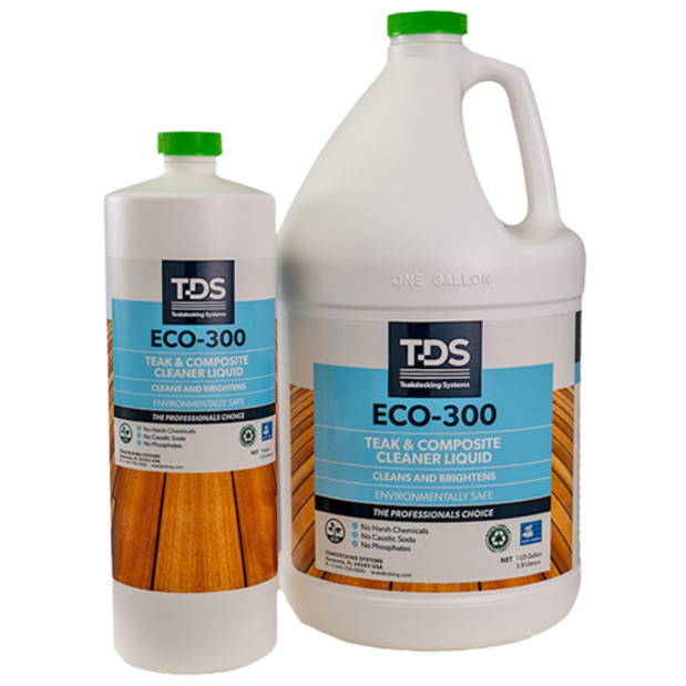 group of Teakdecking Systems ECO-300 Teak Cleaner Liquid