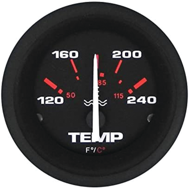 2" Amega Series Water Temperature Gauge