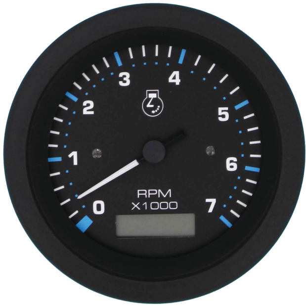 Eclipse 3" Tachometer w/ Hourmeter 7000 RPM