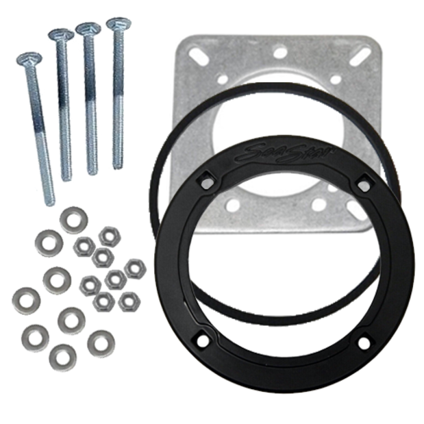 ha5478 of SeaStar Solutions Front Mount Helm Round Bezel Kit