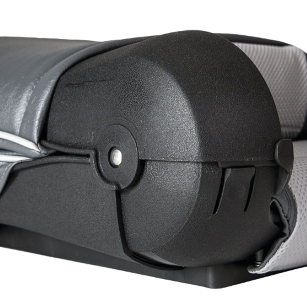 Profile Guide Series Boat Seat & Cushion Combo - Charcoal/Gray Perf