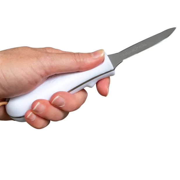 in use of Toadfish Outfitters Pro Edition Oyster Knife